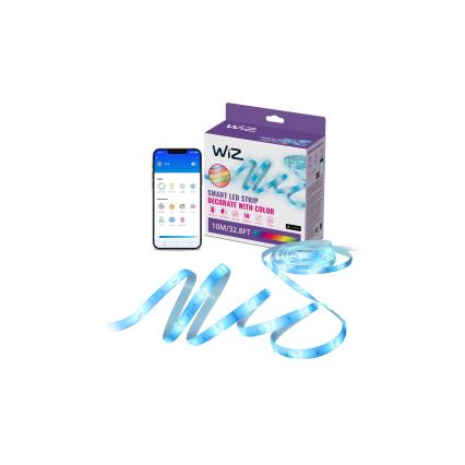 WiZ - LED RGB Stmívatelný pásek 10m LED/12W/230V Wi-Fi