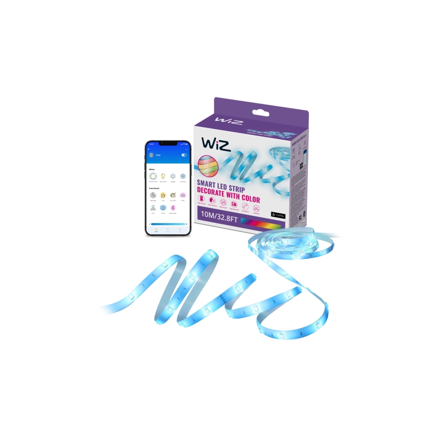 WiZ - LED RGB Stmívatelný pásek 10m LED/12W/230V Wi-Fi