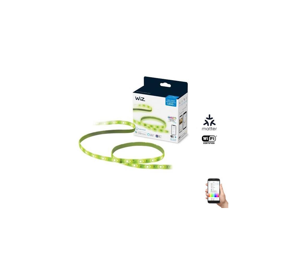WiZ LED Pásek WiZ Colors Starter Kit 2m 8718699788162 20W 1600lm 2700-6500K, IP20, RGB 16 mil. barev, stmívatelný