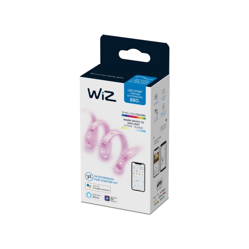 WiZ - LED RGBW Rozšiřovací stmívatelný pásek 1m LED/11W/12V 2700-6500K Wi-Fi