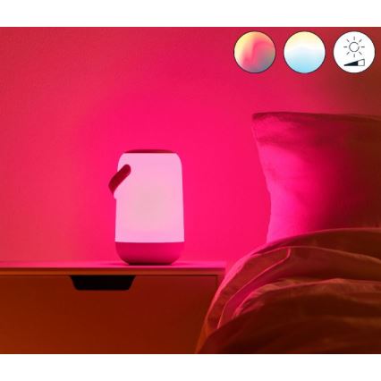WiZ - LED RGBW Stmívatelná přenosná lampa MOBILE LED/13,5W/5V 2200-6500K Wi-Fi 1800 mAh