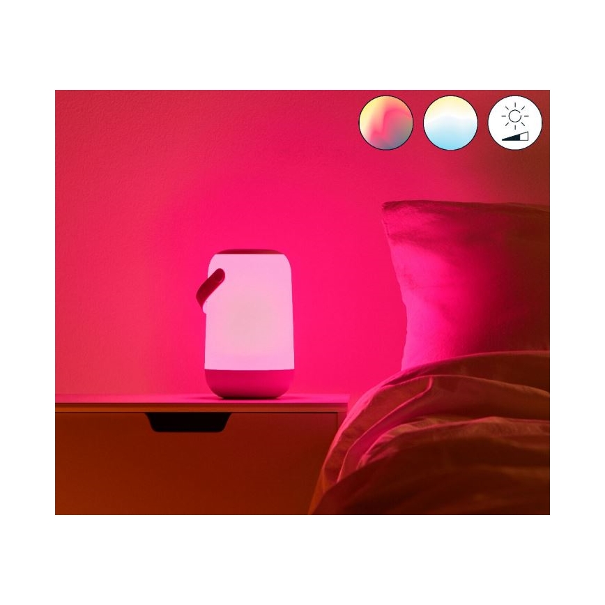 WiZ - LED RGBW Stmívatelná přenosná lampa MOBILE LED/13,5W/5V 2200-6500K Wi-Fi 1800 mAh