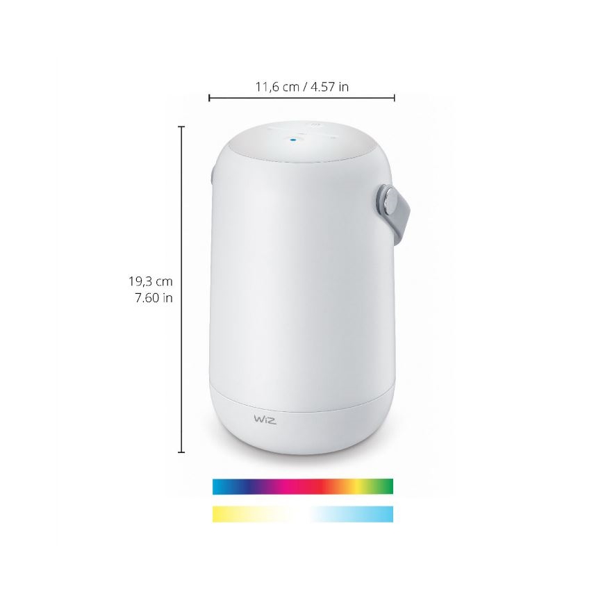 WiZ - LED RGBW Stmívatelná přenosná lampa MOBILE LED/13,5W/5V 2200-6500K Wi-Fi 1800 mAh