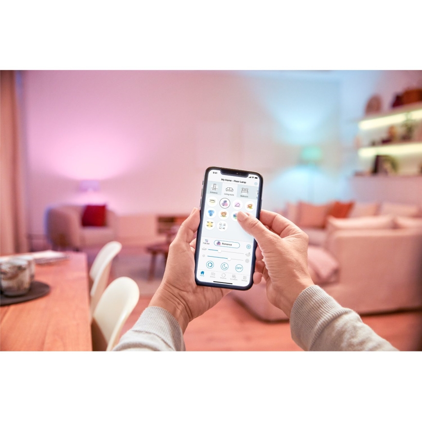 WiZ - LED RGBW Stmívatelná stolní lampa HERO LED/13W/230V 2200-6500K Wi-Fi