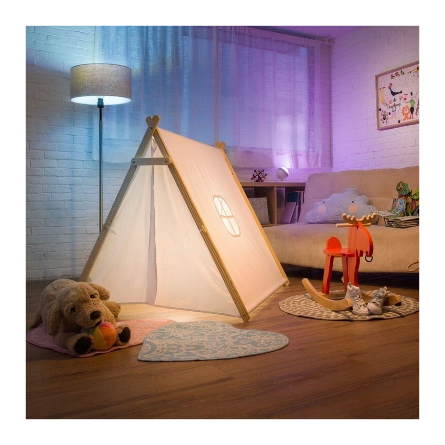 WiZ - LED RGBW Stmívatelná stolní lampa QUEST LED/13W/230V 2200-6500K Wi-Fi bílá