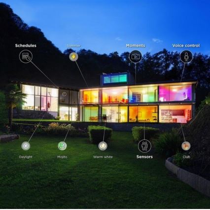 WiZ - LED RGBW Stmívatelná stolní lampa SPIRIT LED/13W/230V Wi-Fi 2200-6500K