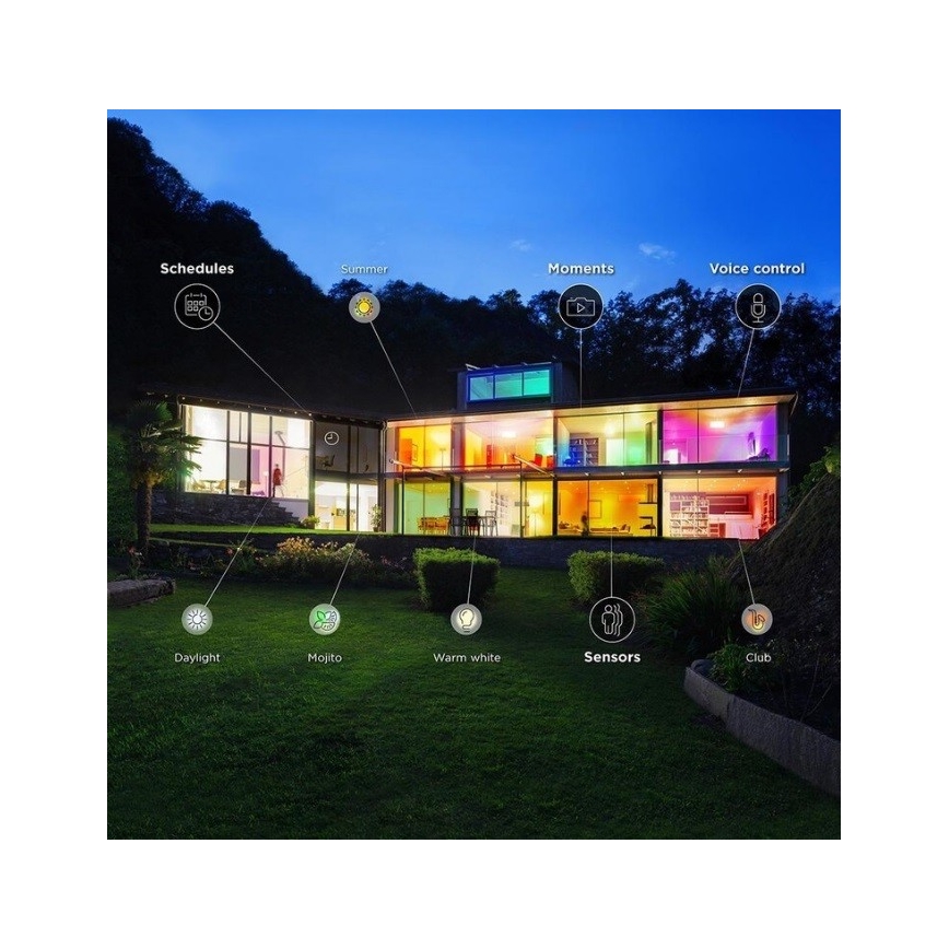 WiZ - LED RGBW Stmívatelná stolní lampa SPIRIT LED/13W/230V Wi-Fi 2200-6500K