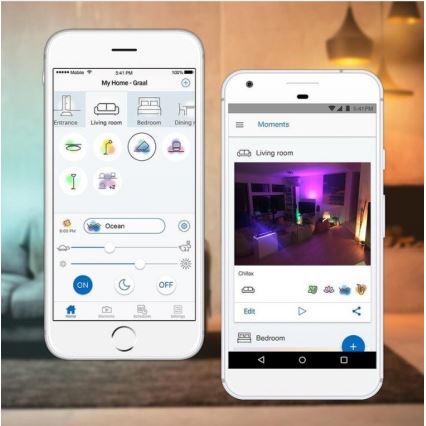 WiZ - LED RGBW Stmívatelná stolní lampa SPIRIT LED/13W/230V Wi-Fi 2200-6500K