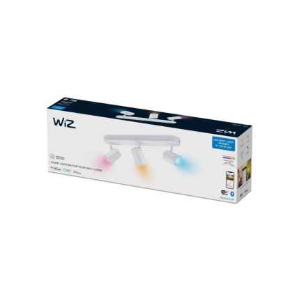 WiZ - LED RGBW Stmívatelné bodové svítidlo IMAGEO 3xGU10/4,9W/230V 2200-6500K Wi-Fi CRI 90 bílá