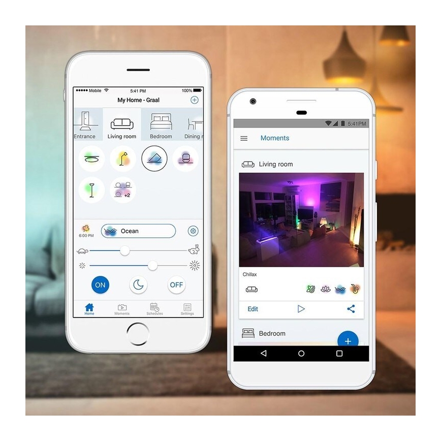 WiZ - LED RGBW Stmívatelné koupelnové stropní svítidlo STELLAR LED/23W/230V 2200-6500K IP23 Wi-Fi + dálkové ovládání