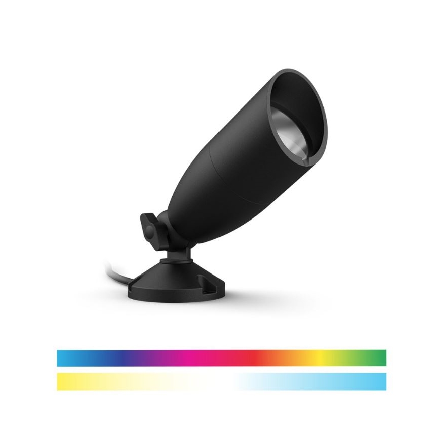 WiZ - LED RGBW Stmívatelné venkovní bodové svítidlo SPOT LED/4W/12V 2700K-5000K IP65 Wi-Fi