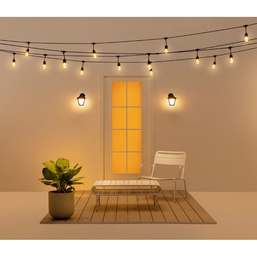 WiZ - LED RGBW Stmívatelné venkovní nástěnné svítidlo LED/9,5W/230V 2700-5000K IP44 Wi-Fi