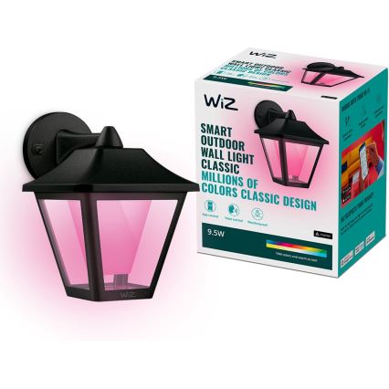 WiZ - LED RGBW Stmívatelné venkovní nástěnné svítidlo LED/9,5W/230V 2700-5000K IP44 Wi-Fi