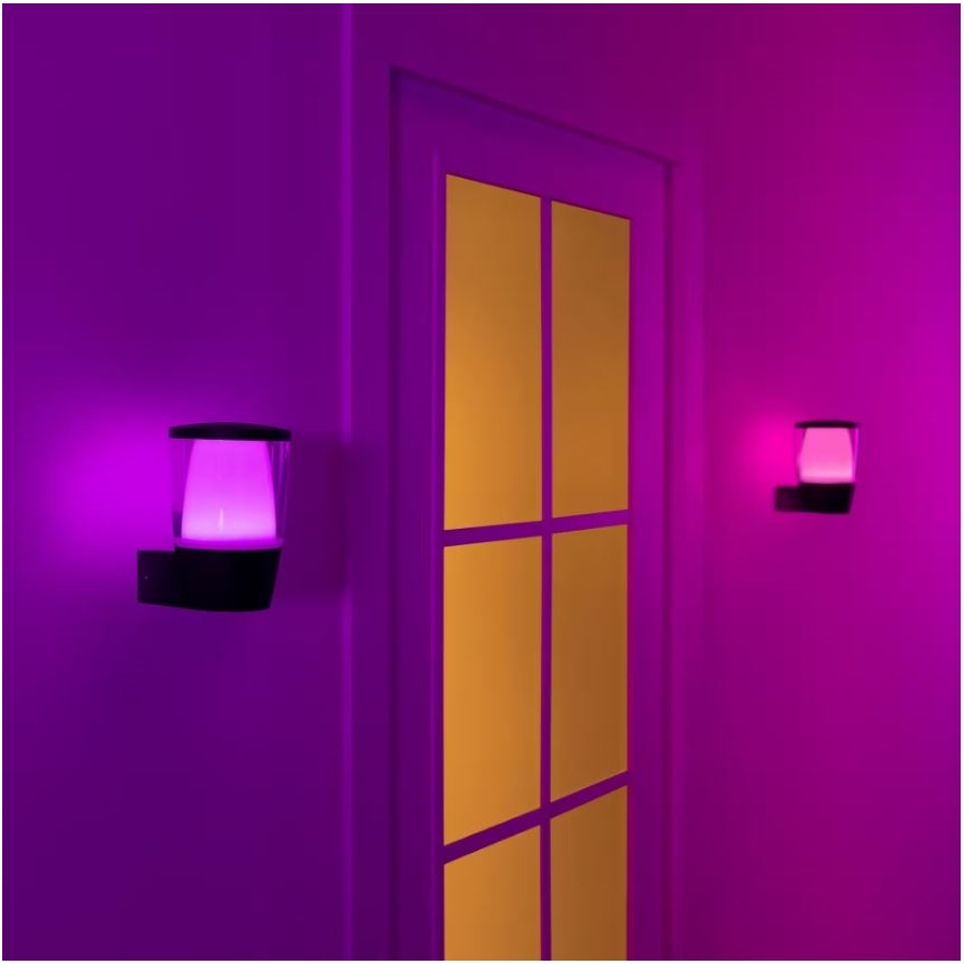 WiZ - LED RGBW Stmívatelné venkovní nástěnné svítidlo ELPAS LED/8,5W/230V 2700–5000K IP44 Wi-Fi