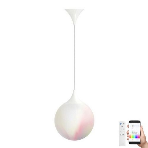 WiZ - LED RGBW Stmívatelný lustr na lanku ELIXIR LED/15W/230V 2200-6500K Wi-Fi + dálkové ovládání
