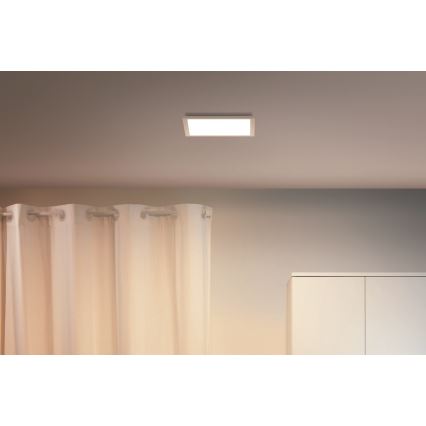 WiZ - LED Stmívatelné stropní svítidlo SUPERSLIM LED/12W/230V 2700-6500K Wi-Fi bílá