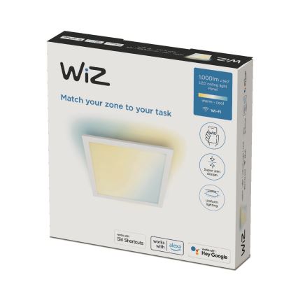 WiZ - LED Stmívatelné stropní svítidlo SUPERSLIM LED/12W/230V 2700-6500K Wi-Fi bílá