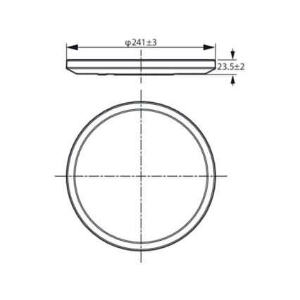 WiZ - LED Stmívatelné stropní svítidlo SUPERSLIM LED/14W/230V 2700-6500K Wi-Fi bílá