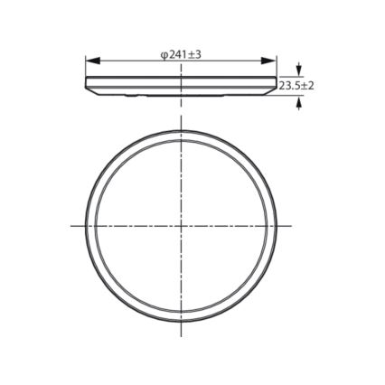 WiZ - LED Stmívatelné stropní svítidlo SUPERSLIM LED/14W/230V 2700-6500K Wi-Fi černá