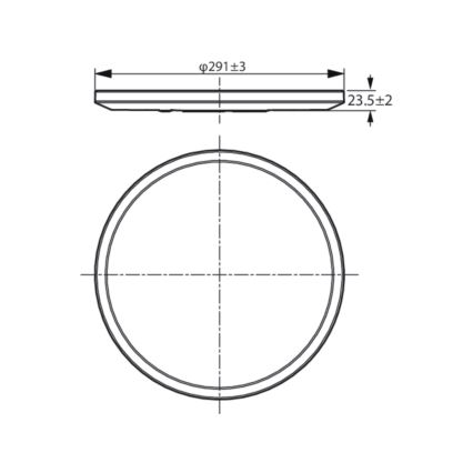 WiZ - LED Stmívatelné stropní svítidlo SUPERSLIM LED/16W/230V 2700-6500K Wi-Fi bílá