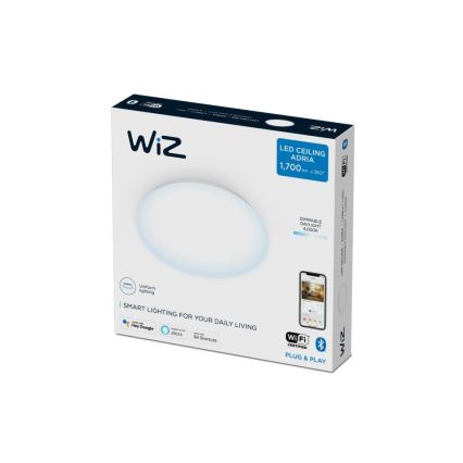 WiZ - LED Stmívatelné stropní svítidlo SUPERSLIM LED/17W/230V 4000K Wi-Fi