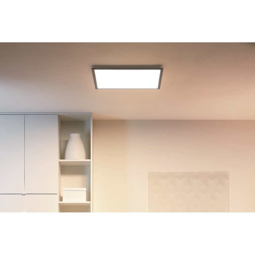 WiZ - LED Stmívatelné stropní svítidlo SUPERSLIM LED/36W/230V 2700-6500K Wi-Fi černá