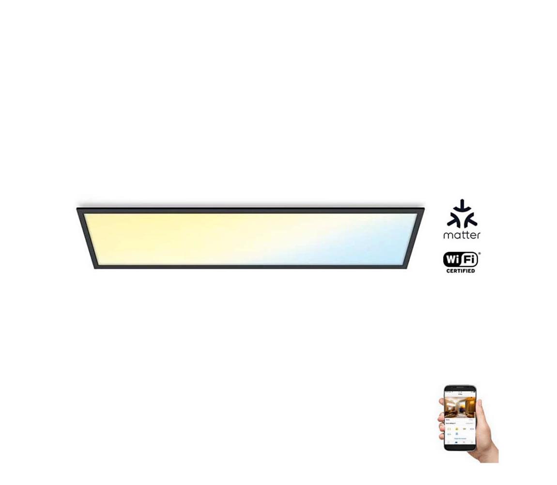WiZ WiZ - LED Stmívatelný panel SUPERSLIM LED/36W/230V 2700-6500K Wi-Fi černá WI0067