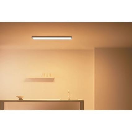 WiZ - LED Stmívatelný panel SUPERSLIM LED/36W/230V 2700-6500K Wi-Fi černá