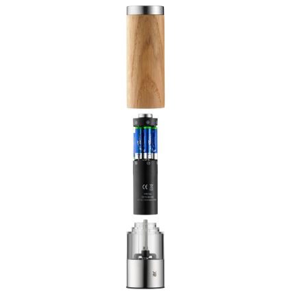 WMF - Elektrický mlýnek na koření CERAMILL 6xAAA dub