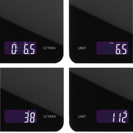 WMF - Kuchyňská váha 2xCR2032 černá