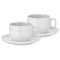 WMF - SADA 2x Šálek na cappuccino s podšálkem BARISTA 160 ml bílá