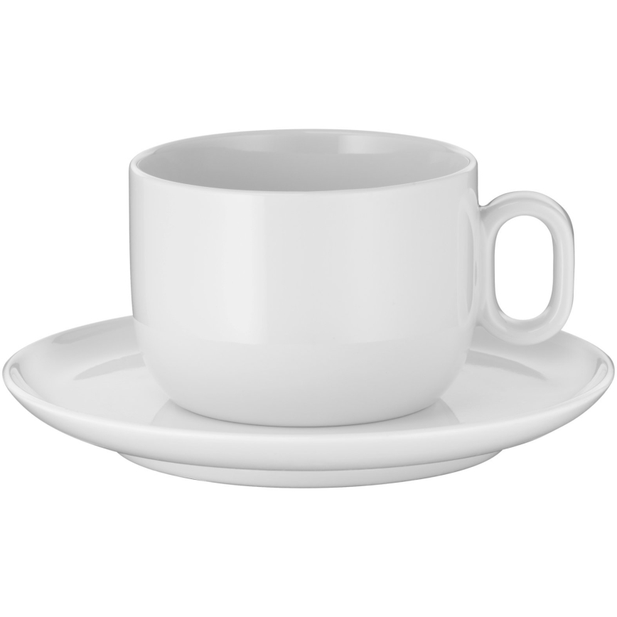WMF - SADA 2x Šálek na cappuccino s podšálkem BARISTA 160 ml bílá