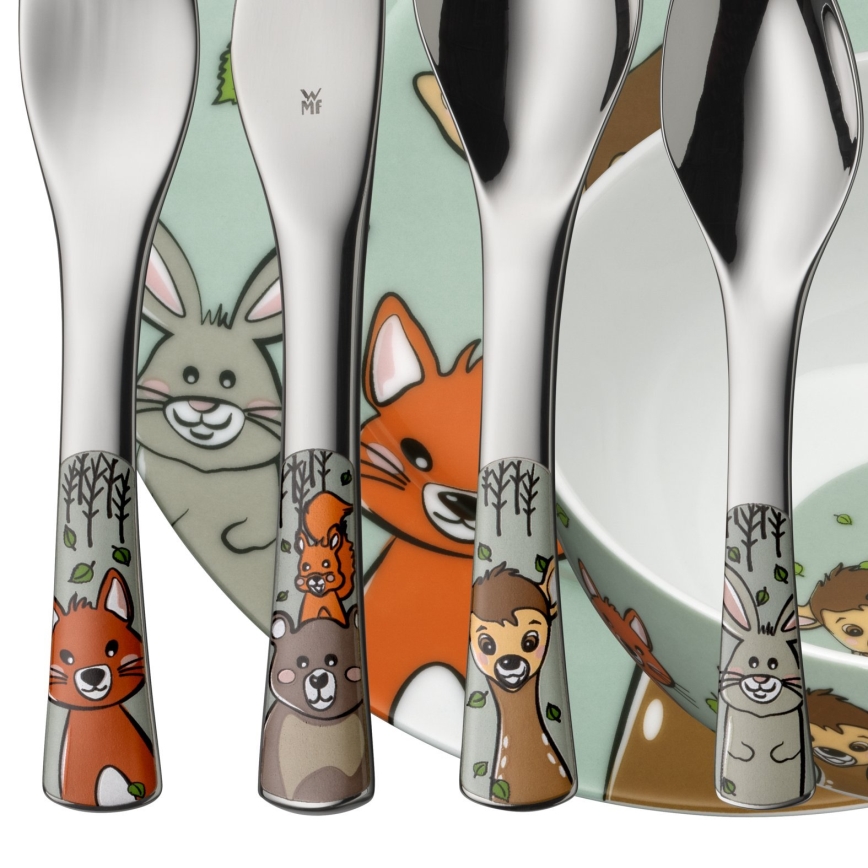 WMF - Sada dětského nádobí a příborů FOREST FRIENDS 6ks