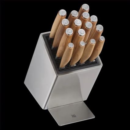 WMF - Sada kuchyňských nožů se stojanem GRAND WOOD 6 ks