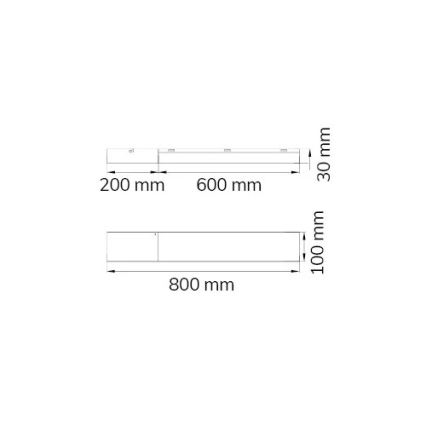 Wofi 11277 - SADA 3x LED RGBW Stmívatelné stropní svítidlo FOURLIGHTS LED/30W/230V + dálkové ovládání