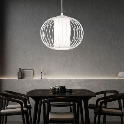 Wofi 11460FW - Lustr na lanku TARIM 1xE27/40W/230V bílá
