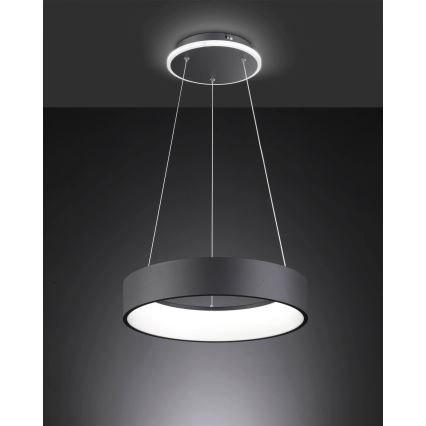 Wofi 11487FW - LED Stmívatelný lustr na lanku SHAY LED/31,5W/230V 3000K černá