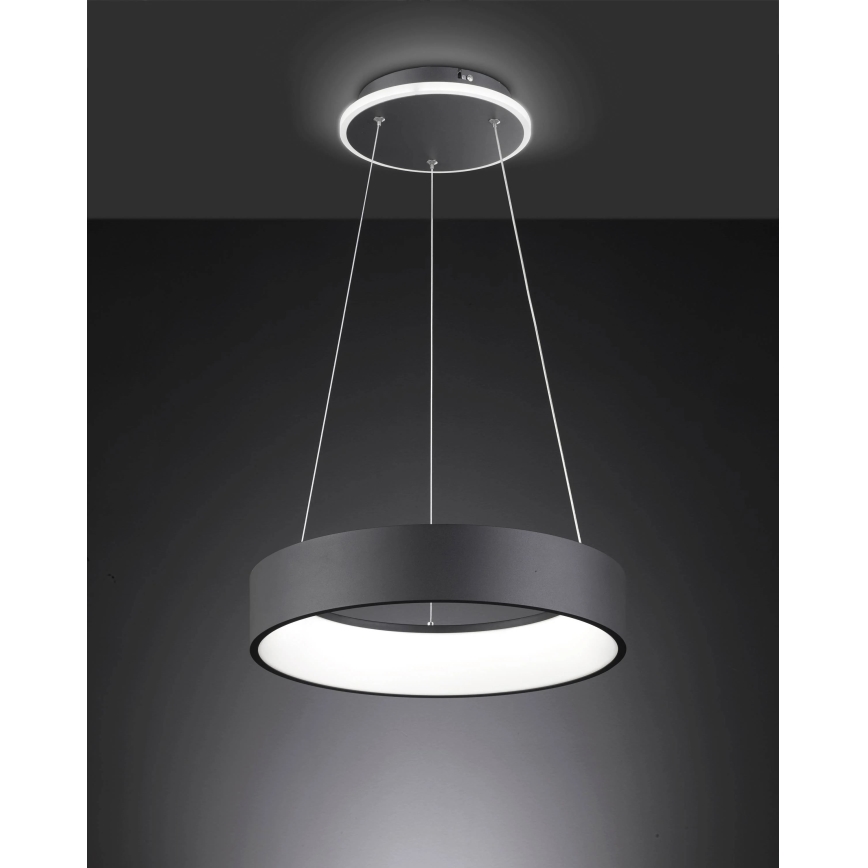 Wofi 11487FW - LED Stmívatelný lustr na lanku SHAY LED/31,5W/230V 3000K černá
