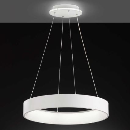 Wofi 11501FW - LED Stmívatelný lustr na lanku SHAY LED/39W/230V 3000K bílá
