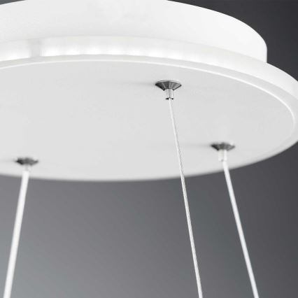 Wofi 11501FW - LED Stmívatelný lustr na lanku SHAY LED/39W/230V 3000K bílá