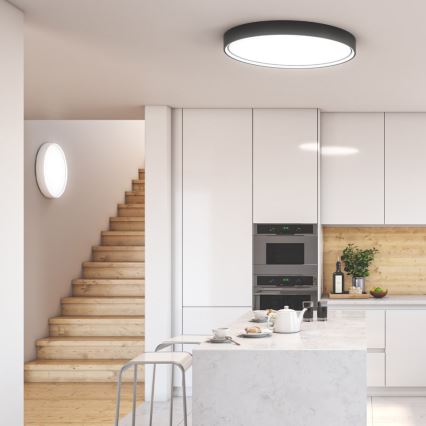 Wofi 11534 - LED Stmívatelné stropní svítidlo DUBAI LED/27,5W/230V černá