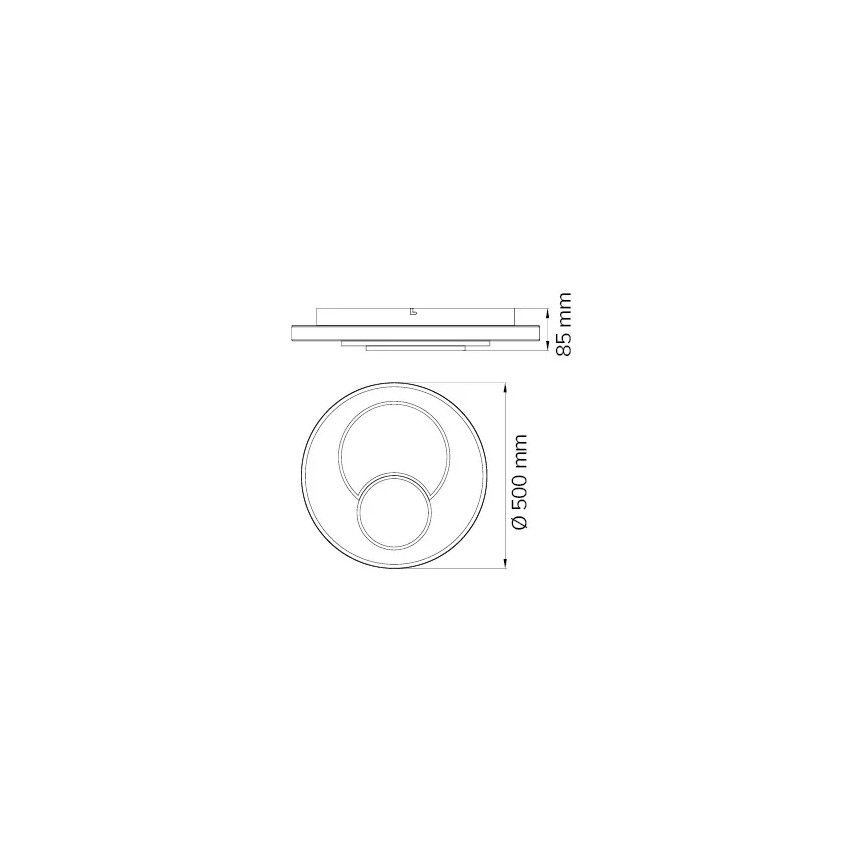 Wofi 11609 - LED Stmívatelné stropní svítidlo FELA LED/34W/230V 3000K