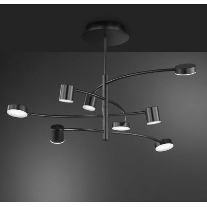 Wofi 11777 - LED Lustr na tyči WARIS 8xLED/5,5W/230V 3000K