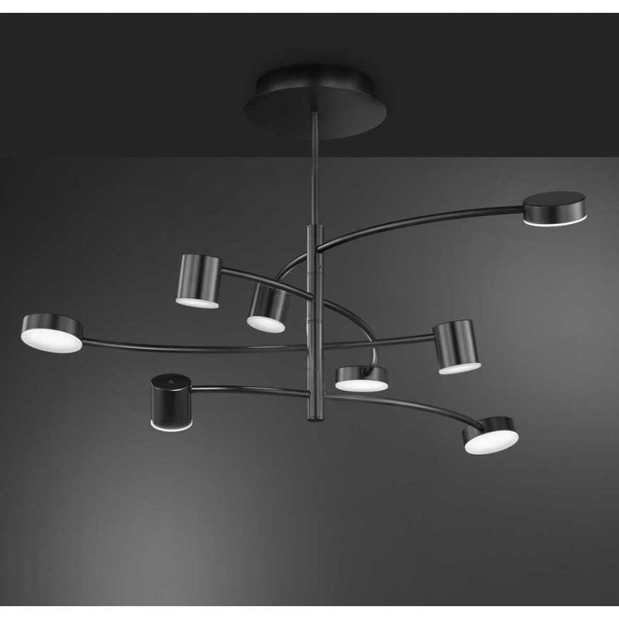 Wofi 11777 - LED Lustr na tyči WARIS 8xLED/5,5W/230V 3000K