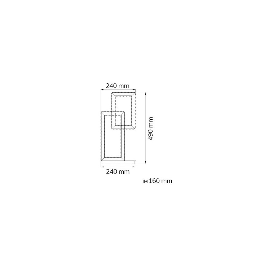 Wofi 11976 - LED Stmívatelná stolní lampa MARY LED/20W/230V 3000K