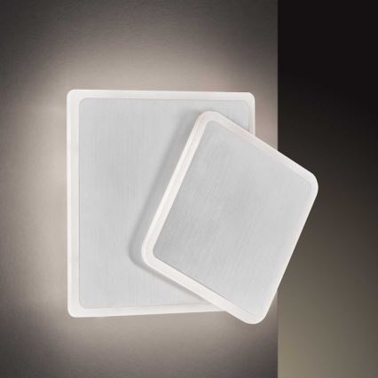 Wofi 12052 - LED Stropní svítidlo SUTTER LED/10,5W/230V 3000K matný chrom