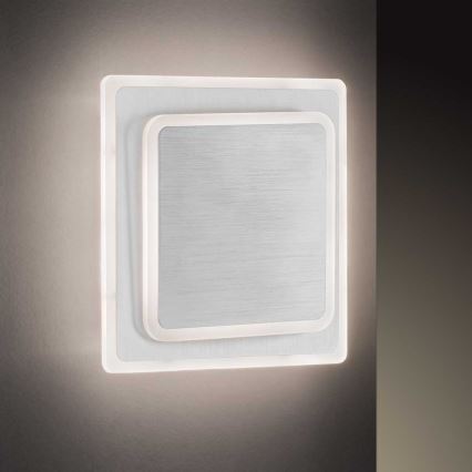 Wofi 12052 - LED Stropní svítidlo SUTTER LED/10,5W/230V 3000K matný chrom