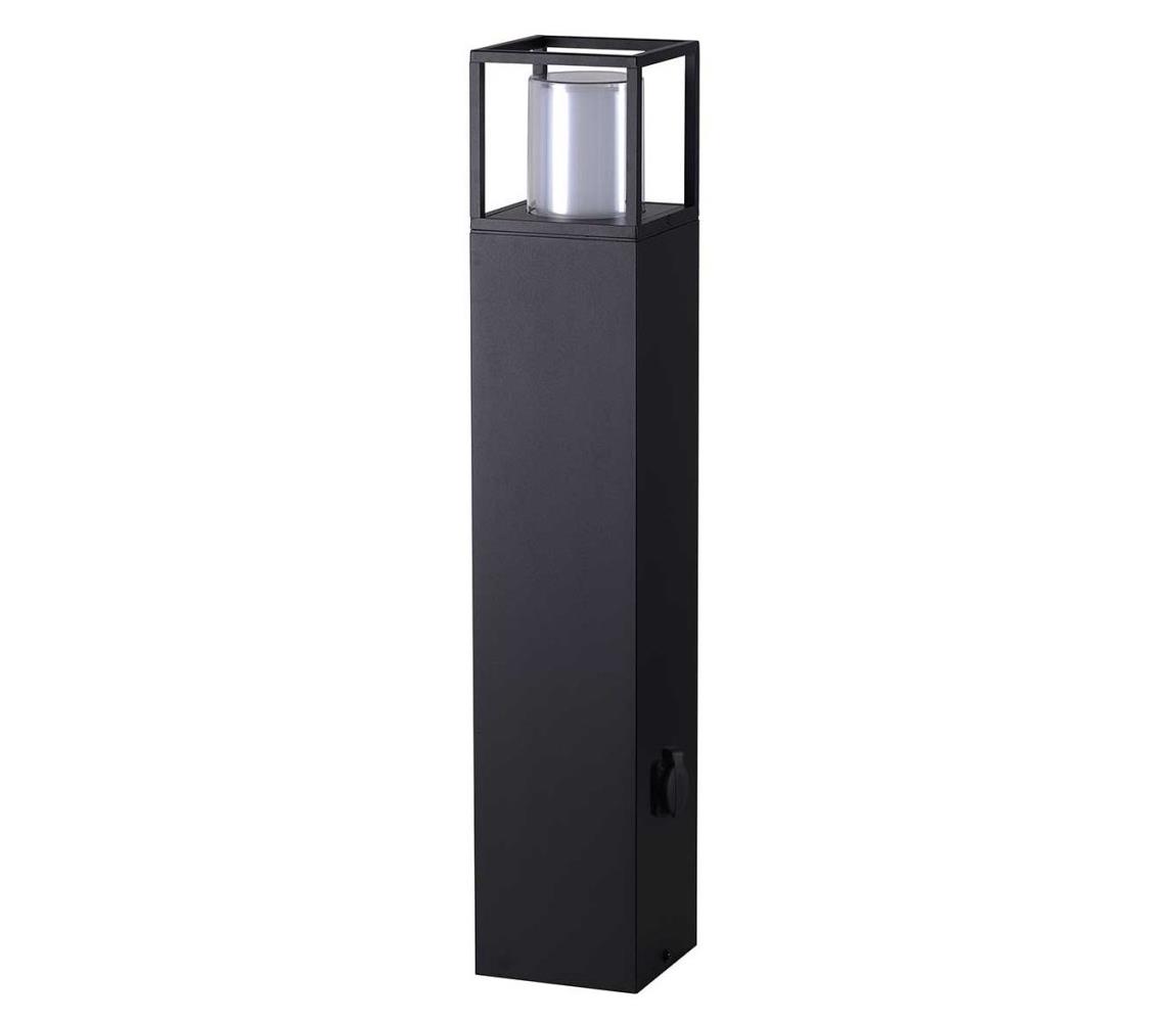 Wofi Wofi 12234 - LED Venkovní lampa se zásuvkou FILIA LED/8,5W/230V IP54 80 cm 
