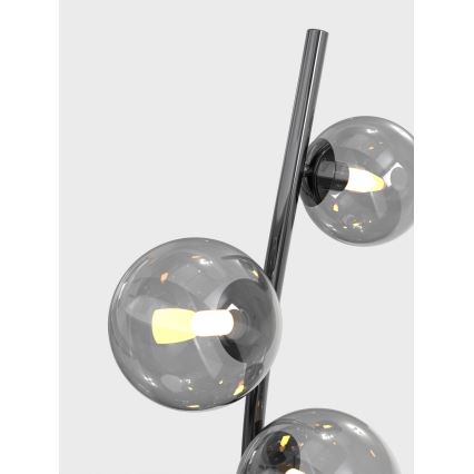 Wofi 3014-905 - LED Stojací lampa NANCY 9xG9/3,5W/230V černý chrom