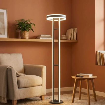 Wofi 3226-203 - LED Stmívatelná stojací lampa KEMI LED/105W/230V 3000K černá + dálkové ovládání